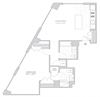 1 Bedroom, 2 Bath Type O